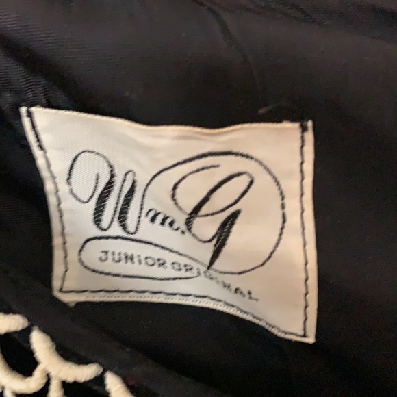 BOGO Vintage 50’s Black Velvet-feel Dress - Picture 4 of 4